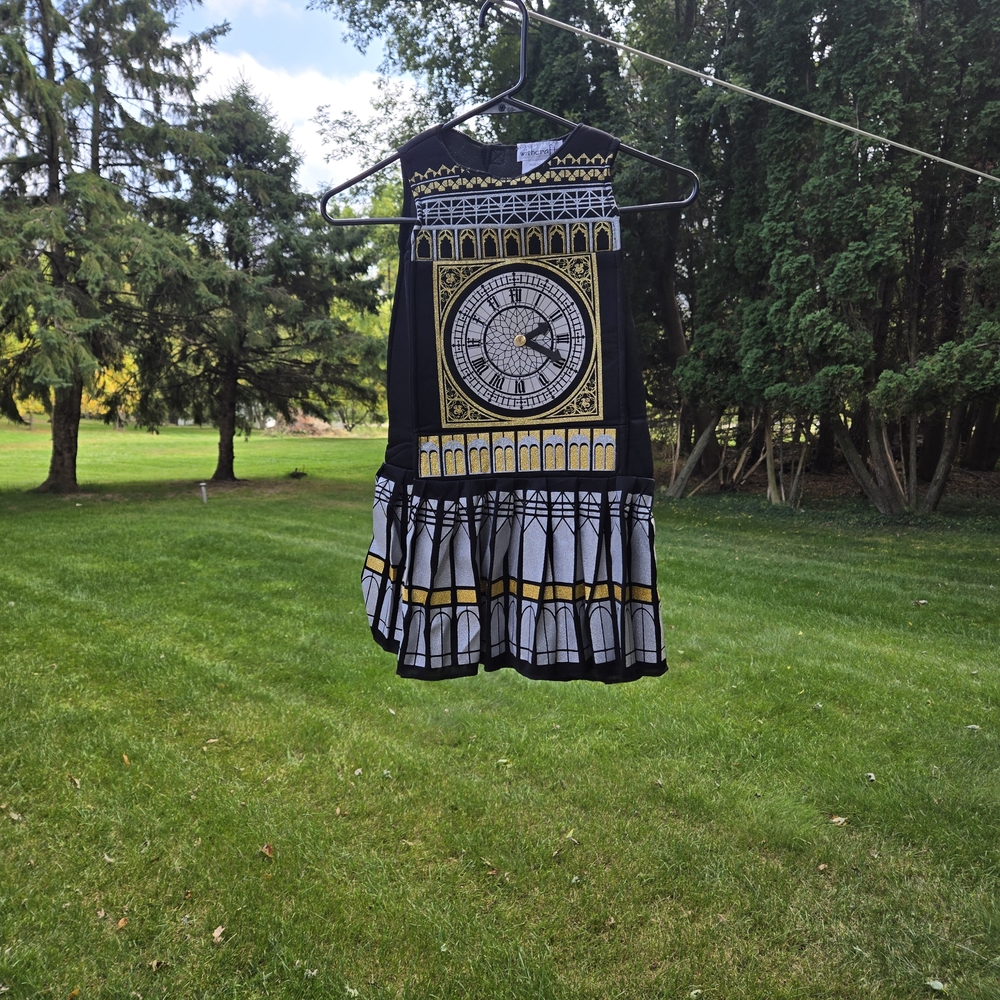 Big Ben Inspired Kids Costume - Black and Gold